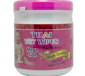 Thai Wet Wipes – ভেজা টিস্যু ( বড় ) – Orange-Pink-Yellow-230Pcs