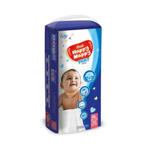 Fresh Happy Nappy Pant Diaper XL 12-17Kg 32 Pcs Summary